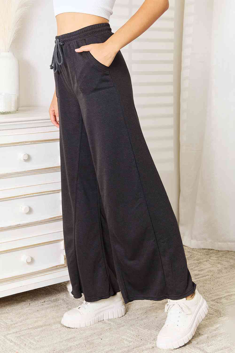 Basic Bae Wide Leg Pocketed Pants