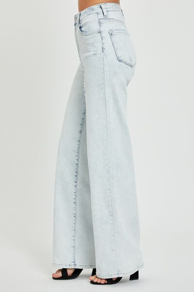 RISEN Ultra High Waist Wide Leg Jeans